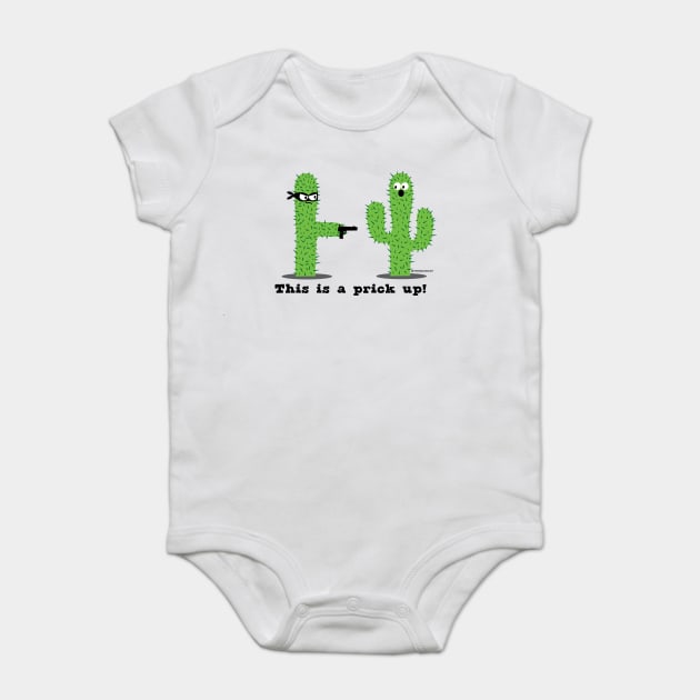 PRICK UP Baby Bodysuit by toddgoldmanart